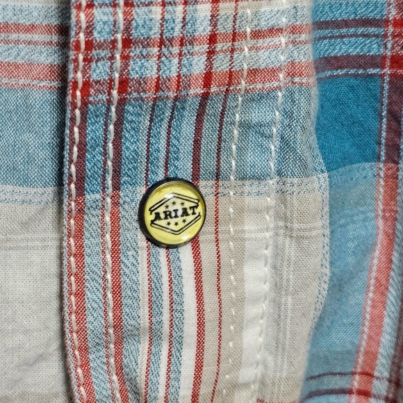 Ariat Multicolor Plaid Snap Shirt - Picture 5 of 6